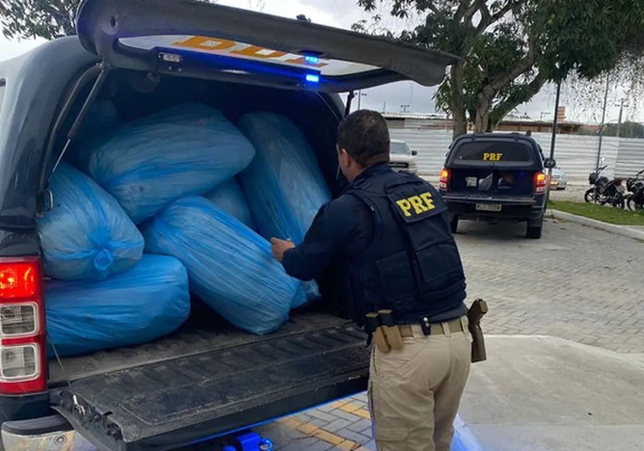 Prf Prende Dois Homens Que Transportavam 167 Kg De Maconha