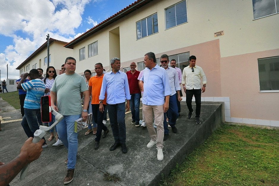 Jerônimo E Rui Vistoriam Residenciais Do Minha Casa, Minha Vida Para Preparar Visita De Lula Na Bahia