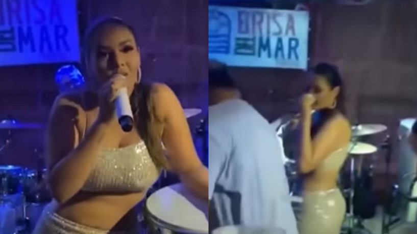 Peido Fedorento Interrompe Show De Renata Falcão Em Festa Em Tibau