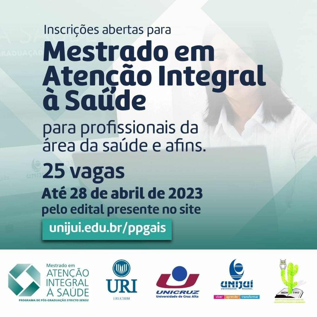 Novo Mestrado Em Atenção Integral À Saúde Chega A Paulo Afonso-Ba: Inscrições Até 28/04