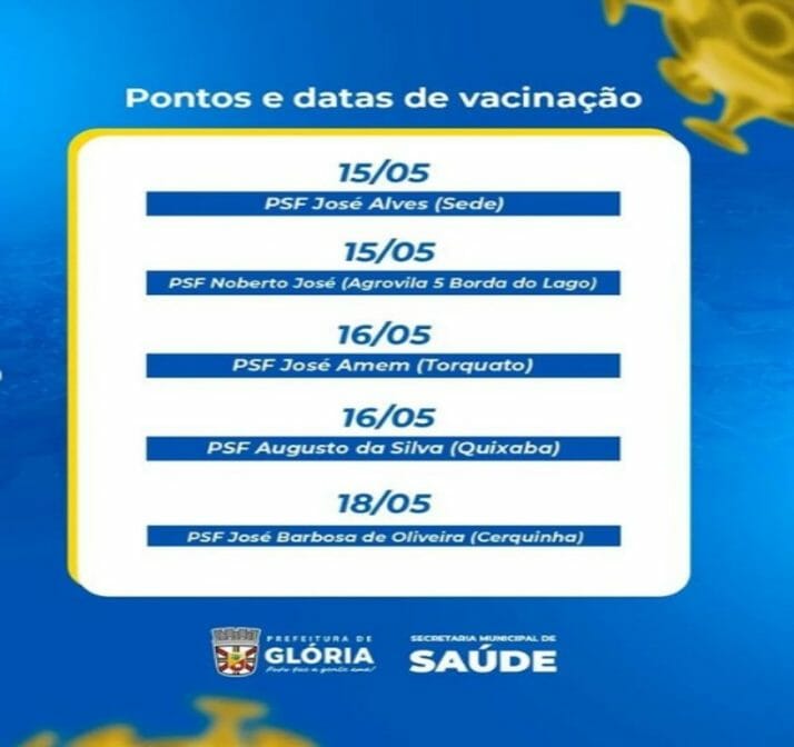 Proteja Nossos Pequenos Heróis! Participe Da Campanha De Vacinação Em Glória-Ba!