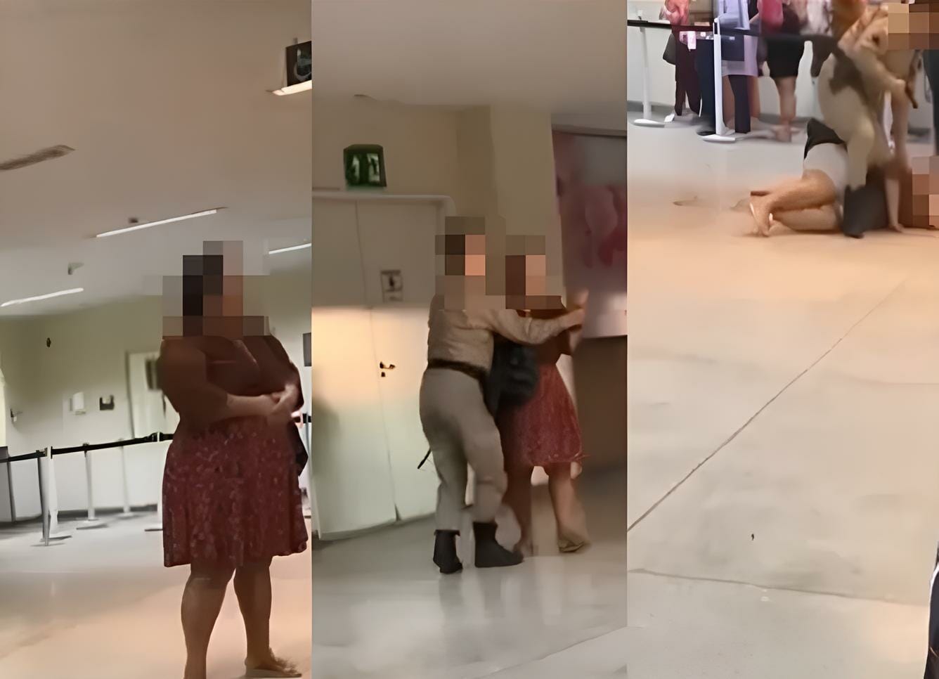 Paciente Leva 'Rasteira' De Pm No Hospital Da Mulher Em Salvador; Veja O Vídeo