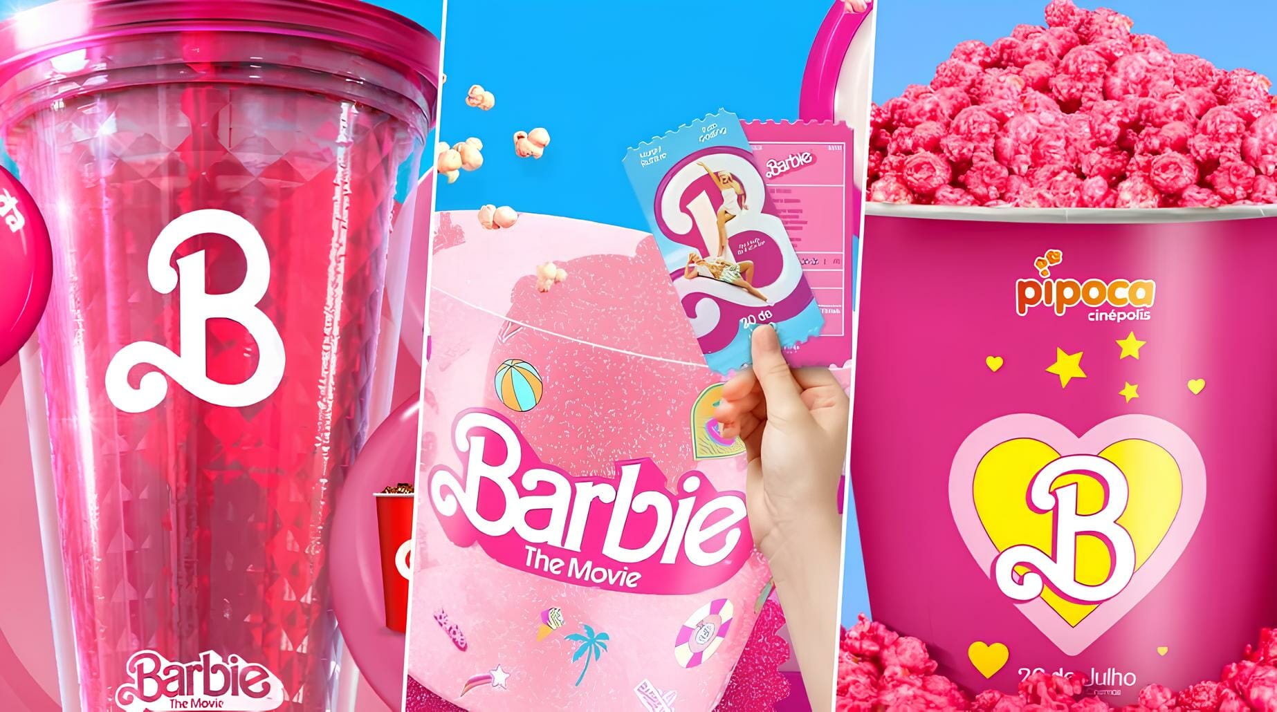 Barbie Nos Cinemas Conheça Os Combos Temáticos Que Vão Encantar Os Fãs