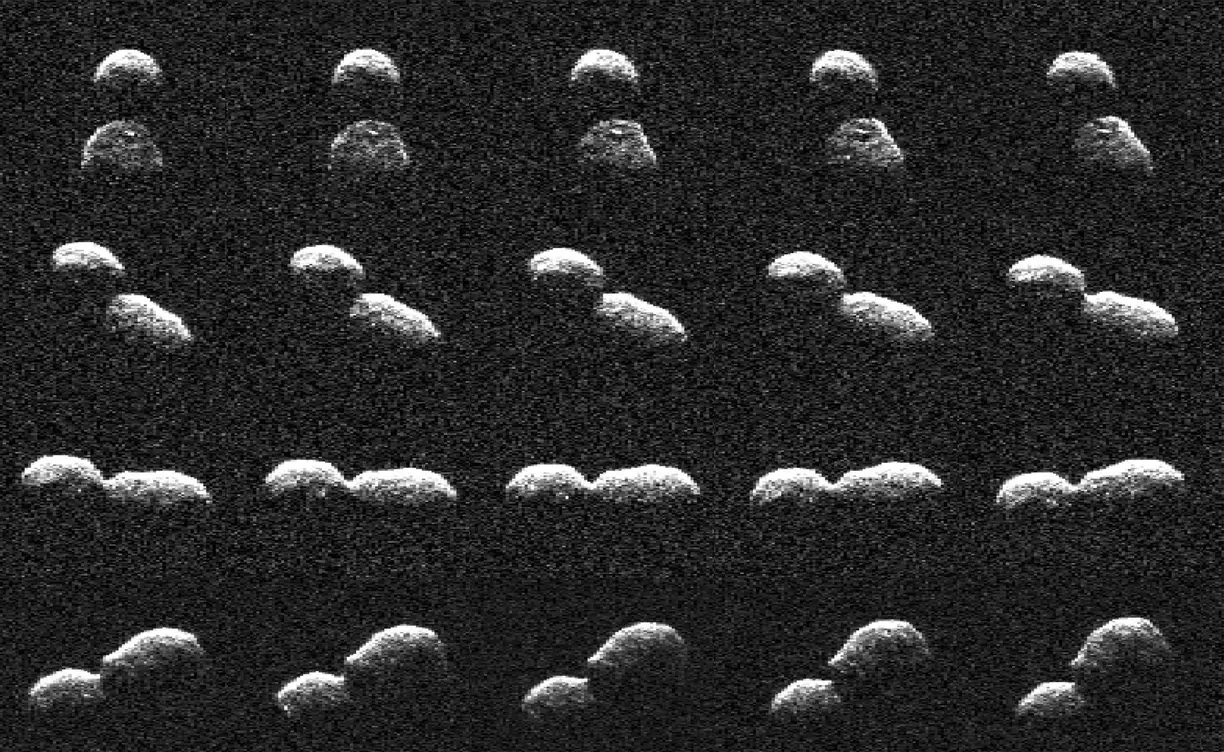 Sistema De Radar Da Nasa Observou A Rotação Do Asteroide Ao Longo De Seis Horas. Crédito: Nasa / Jpl-Caltech