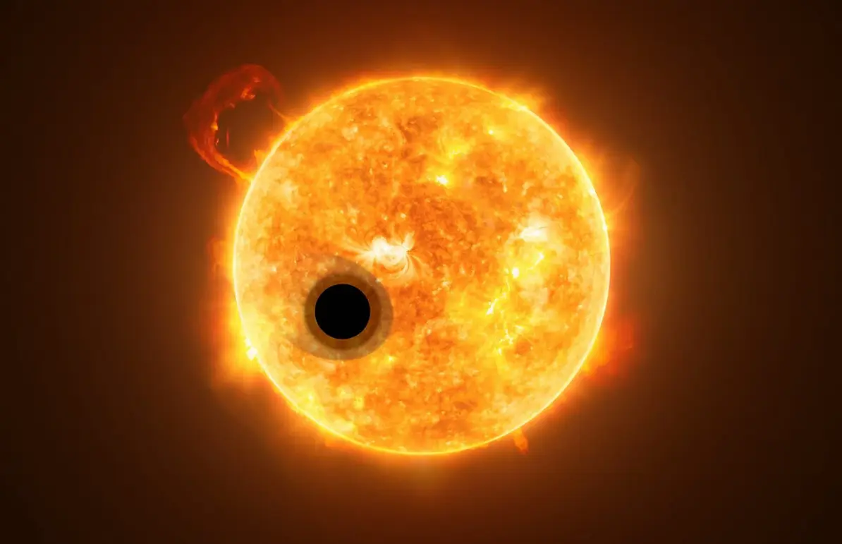 Crédito: The Exoplanet Wasp-107B Is A Gas Giant, Esa/Hubble, Nasa, M. Kornmesser