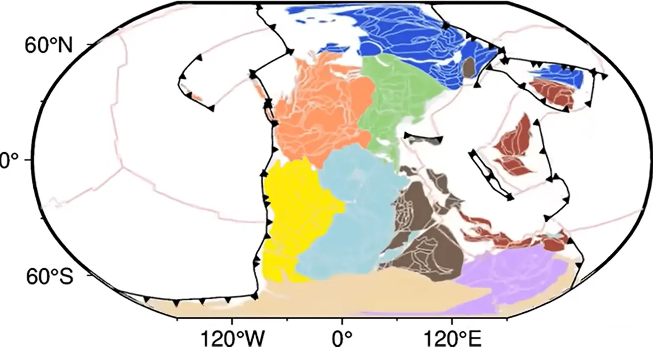 Trecho Da Animação Que Mostra 1,8 Bilhão De Anos De Evolução Da Terra. Crédito: Tectonics And Earth Systems Group