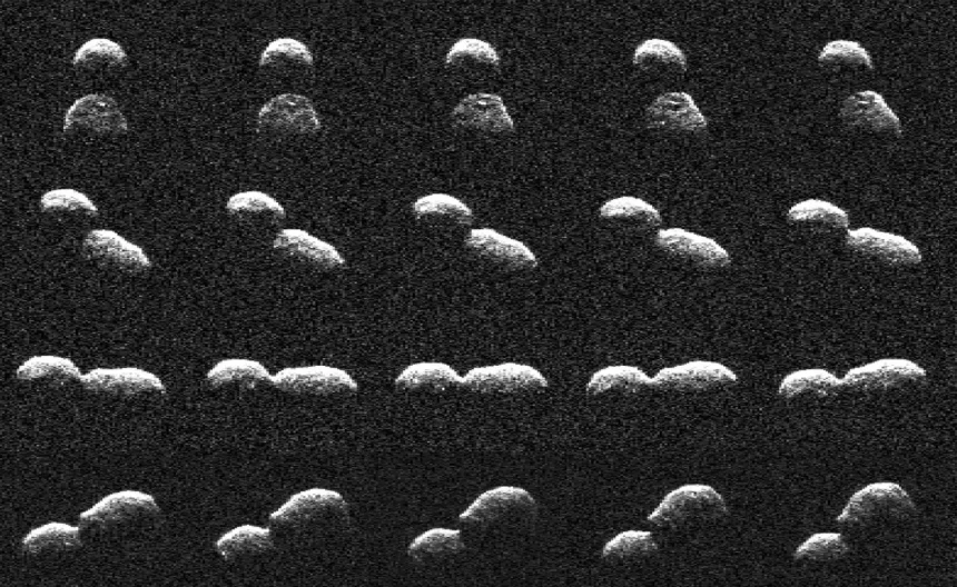 Sistema De Radar Da Nasa Observou A Rotação Do Asteroide Ao Longo De Seis Horas. Crédito: Nasa / Jpl-Caltech