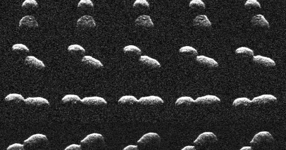 Sistema De Radar Da Nasa Observou A Rotação Do Asteroide Ao Longo De Seis Horas. Crédito: Nasa / Jpl-Caltech