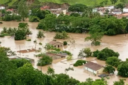 Itamaraju Durante Chuvas De 2021/ Foto: Reprodução / Defesa Civil Do Estado