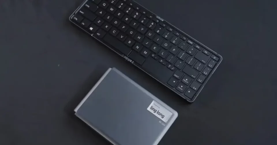 Lunar É Dois Em Um, Com Teclado Dobrável (Imagem: Divulgação/Shoujie Technology)