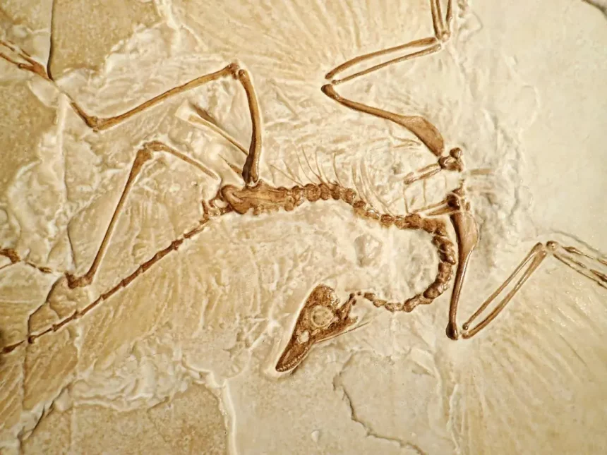 Fóssil De Archaeopteryx Descoberto Na Alemanha. Imagem: Natalia Vand/Shutterstock