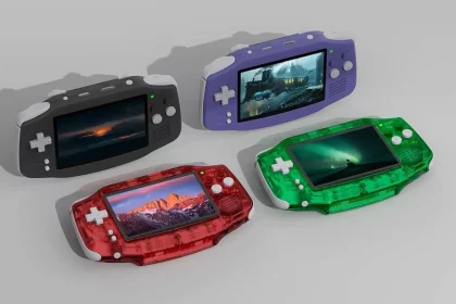 Modelo Vem Nas Quatro Cores Originais Do Gba E Em Duas Opções Transparentes(Imagem: Divulgação/Anbernic)