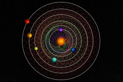 Planetas Da Estrela Hd 110067 Criaram Padrão Geométrico Elegante Por Meio Desuas Órbitas, Semelhantes A Um Relógio (Imagem: Thibaut Roger [Nccr Planets])