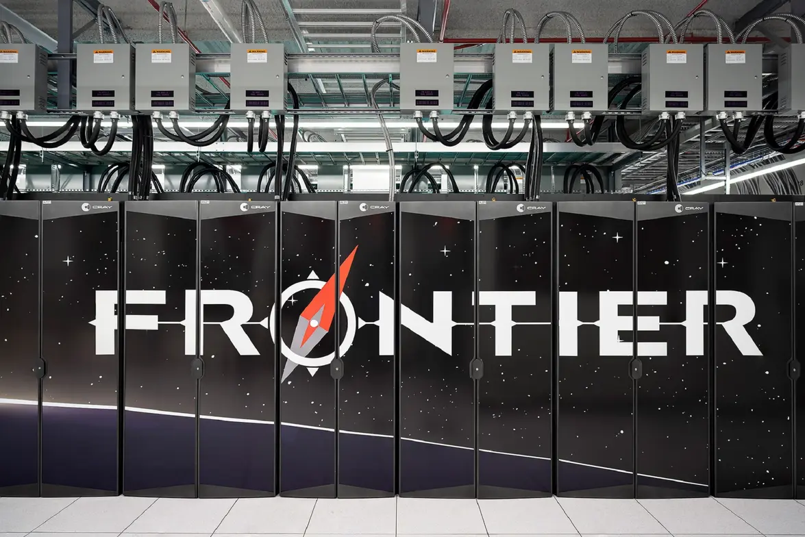 O Supercomputador Frontier (Imagem: Oak Ridge National Laboratory / Divulgação)