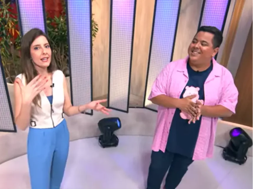 Arthur Pires E Taisa Pelosi Apresentam O &Quot;Camarote A Fofoca&Quot; Na Leodias Tv (Reprodução Leodias Tv)