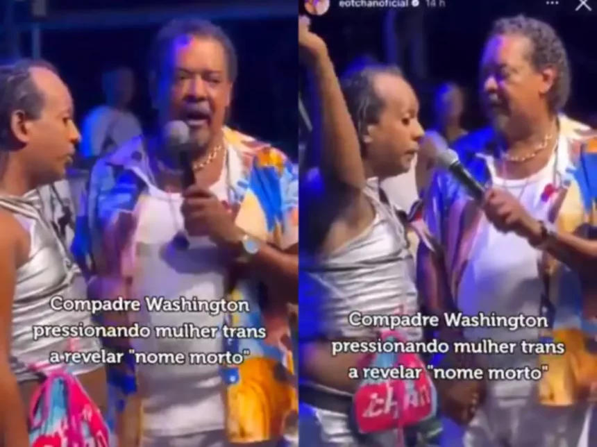 Compadre Washington É Acusado De Transfobia Ao Constranger Fã Trans Em Show: &Quot;Mamãe Não Batizou Você Assim&Quot; (Foto: Reprodução)