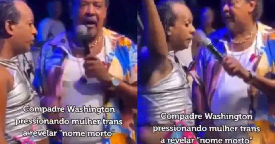 Compadre Washington É Acusado De Transfobia Ao Constranger Fã Trans Em Show: &Quot;Mamãe Não Batizou Você Assim&Quot; (Foto: Reprodução)