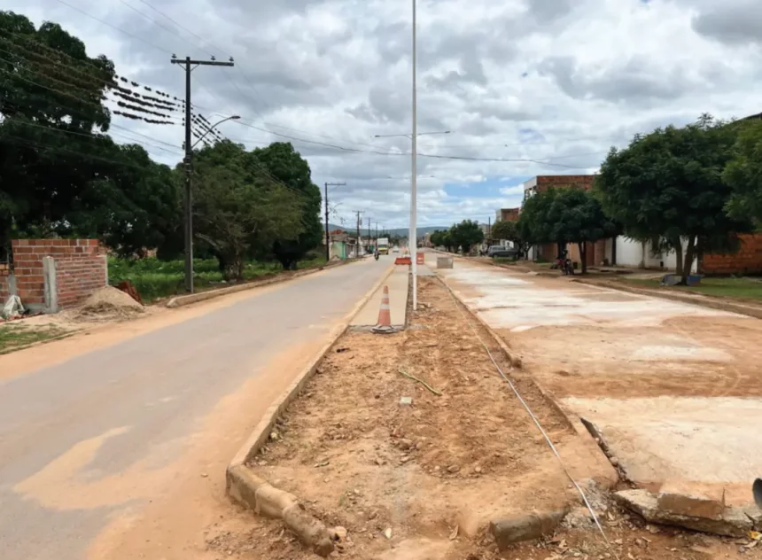 Imagem Retirada Do Relatório De Visita Técnica Da Conder Às Obras De Pavimentação Da Avenida São José