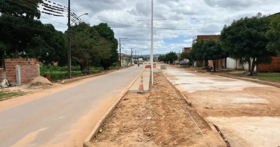 Imagem Retirada Do Relatório De Visita Técnica Da Conder Às Obras De Pavimentação Da Avenida São José