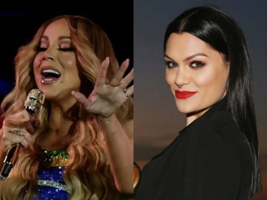 Jessie J E Mariah Carey / Reprodução / Montagem Portal Leodias