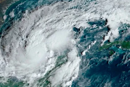 Imagem Do Espaço Do Furacão Milton (Imagem: Noaa)