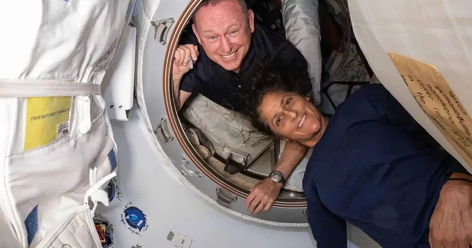 Os Astronautas Da Nasa Sunita Williams E Butch Wilmore Passaram 9 Meses Dentro Da Estação Espacial Internacional (Imagem: Nasa)