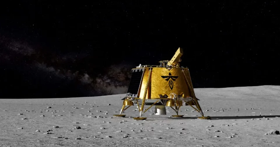 Lander Já Está Trabalhando (Imagem: Firefly Aerospace)